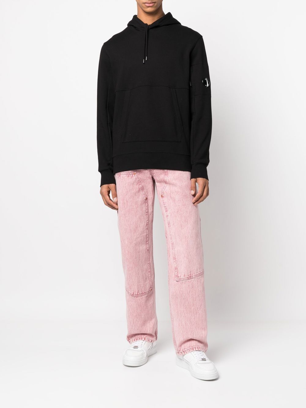 Sweat à capuche Noir Classique C-P COMPNY