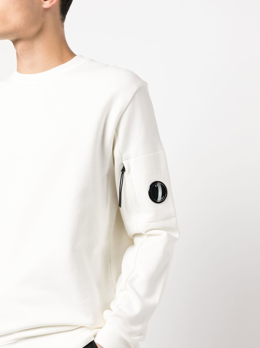 Pull Blanc Classique C-P COMPNY