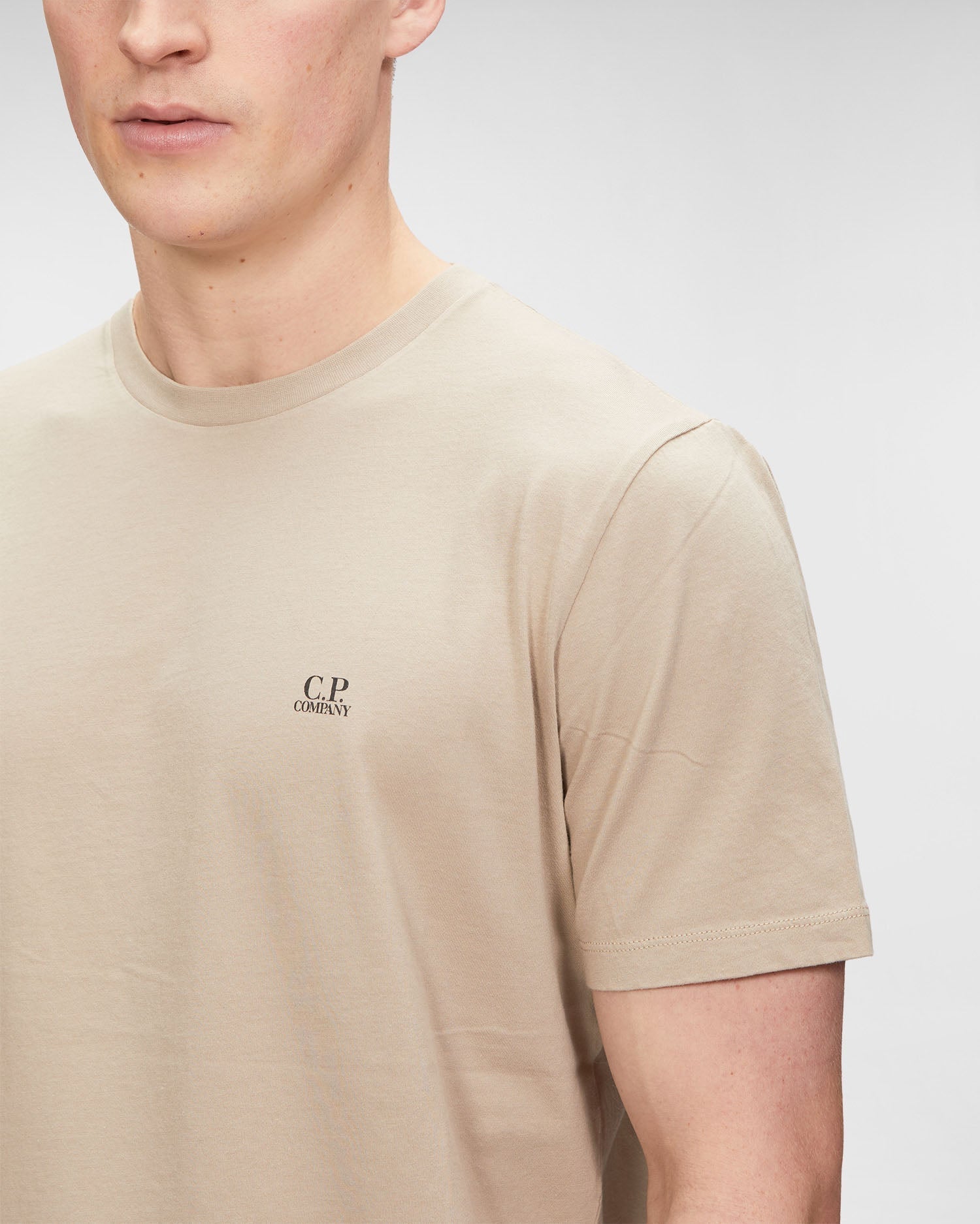 Tee Shirt C-P COMPNY Beige - Cobblestone - C-P COMPNY