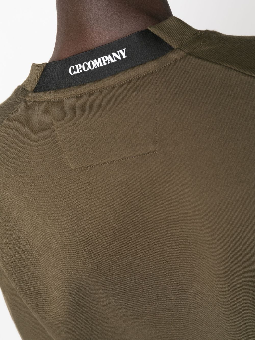 Pull Vert Kaki Classique C-P COMPNY