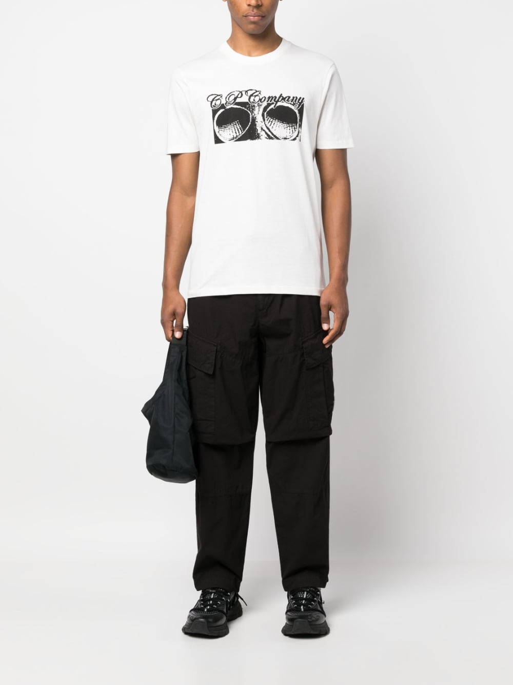 Tee Shirt Blanc C-P COMPNY