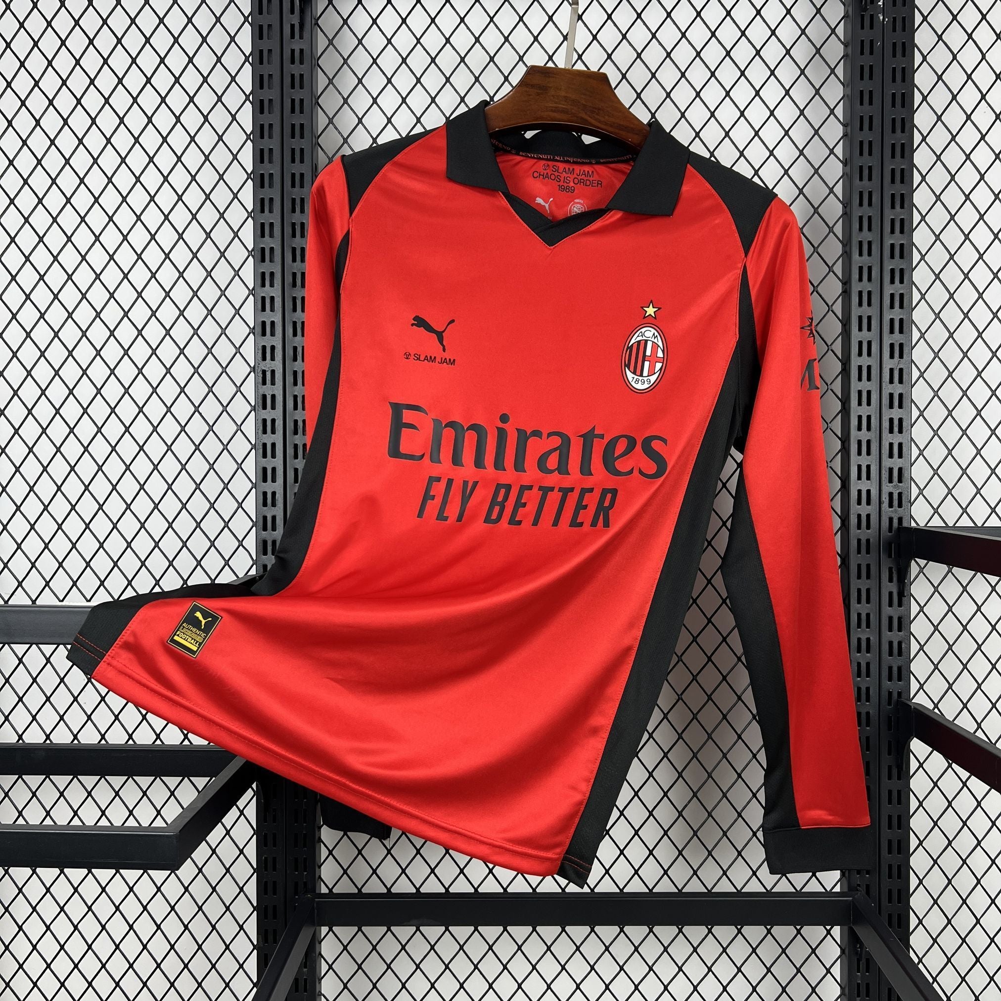 Maillot AC Milan manches longues 2026-27 - vue 1
