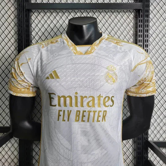 Maillot Real Madrid saison 2023-2024 édition limitée doré - vue 2