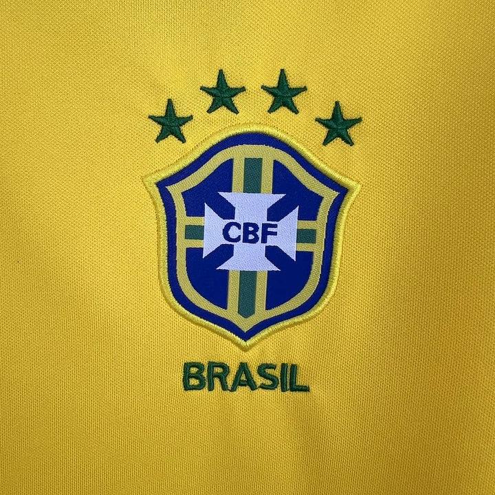 Maillot Brésil foot 1997 retro - vue 2