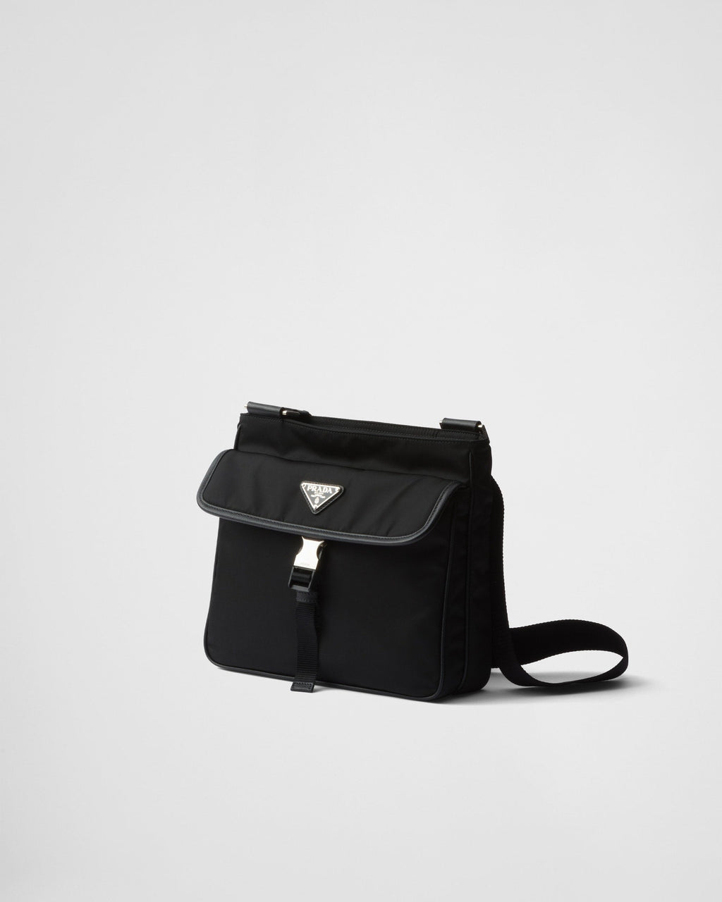 PR-DA2 Sac porté épaule en Re-Nylon et cuir Saffiano v8 - vue 2