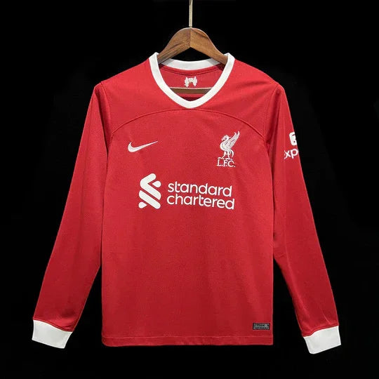 Maillot Liverpool 2023 2024 manches longues - vue 1