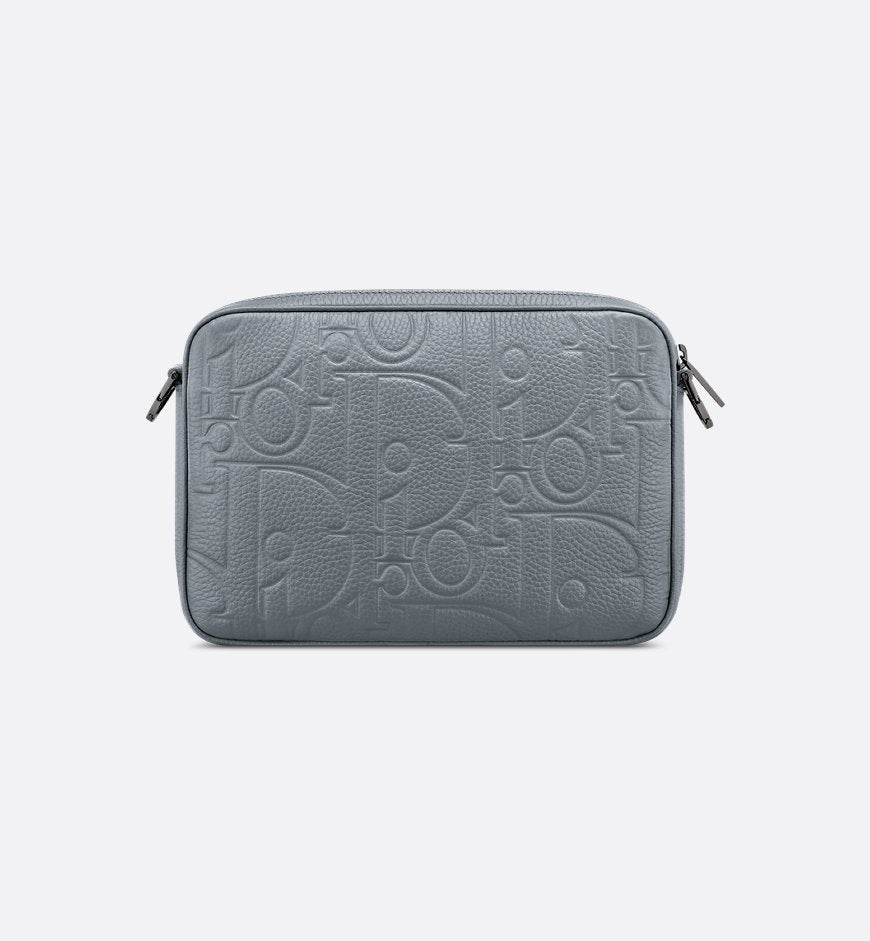 DR2 Triple Pouch Saddle Cuir Gris - vue 2