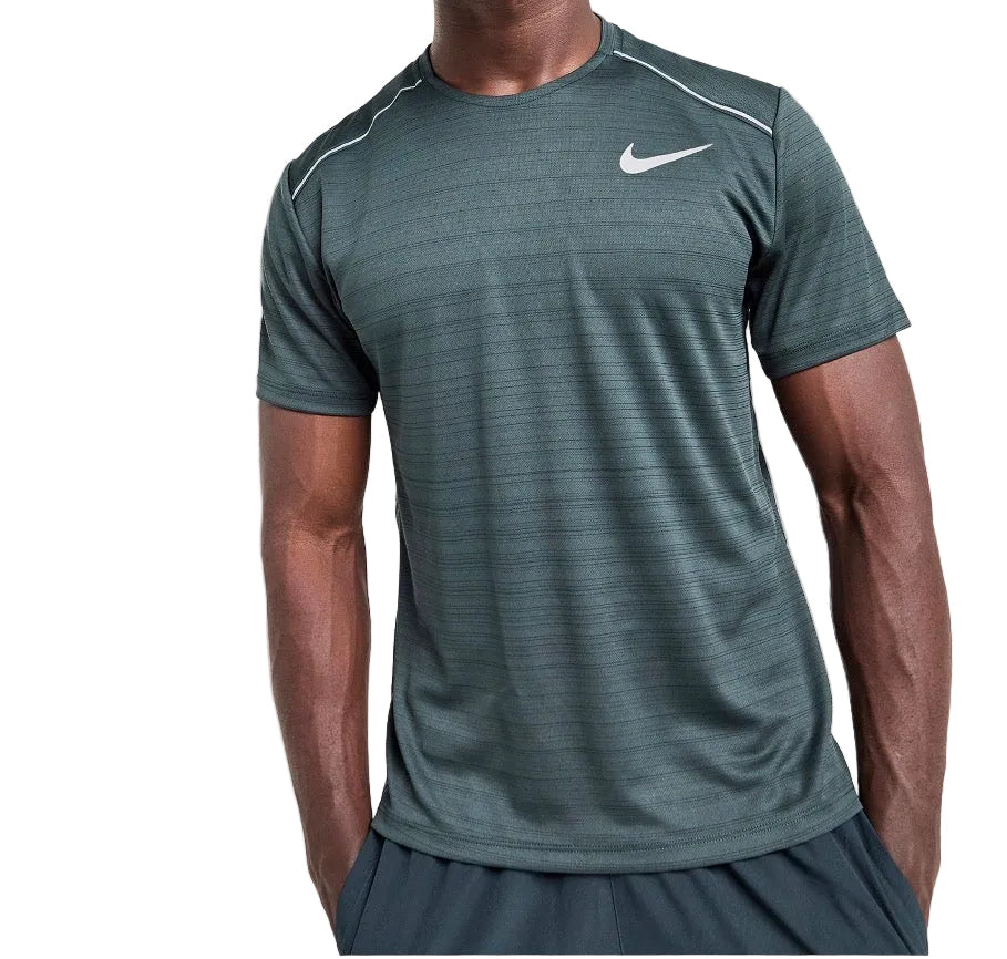 Tee-Shirt NK RUNNING Running Gris - vue 1