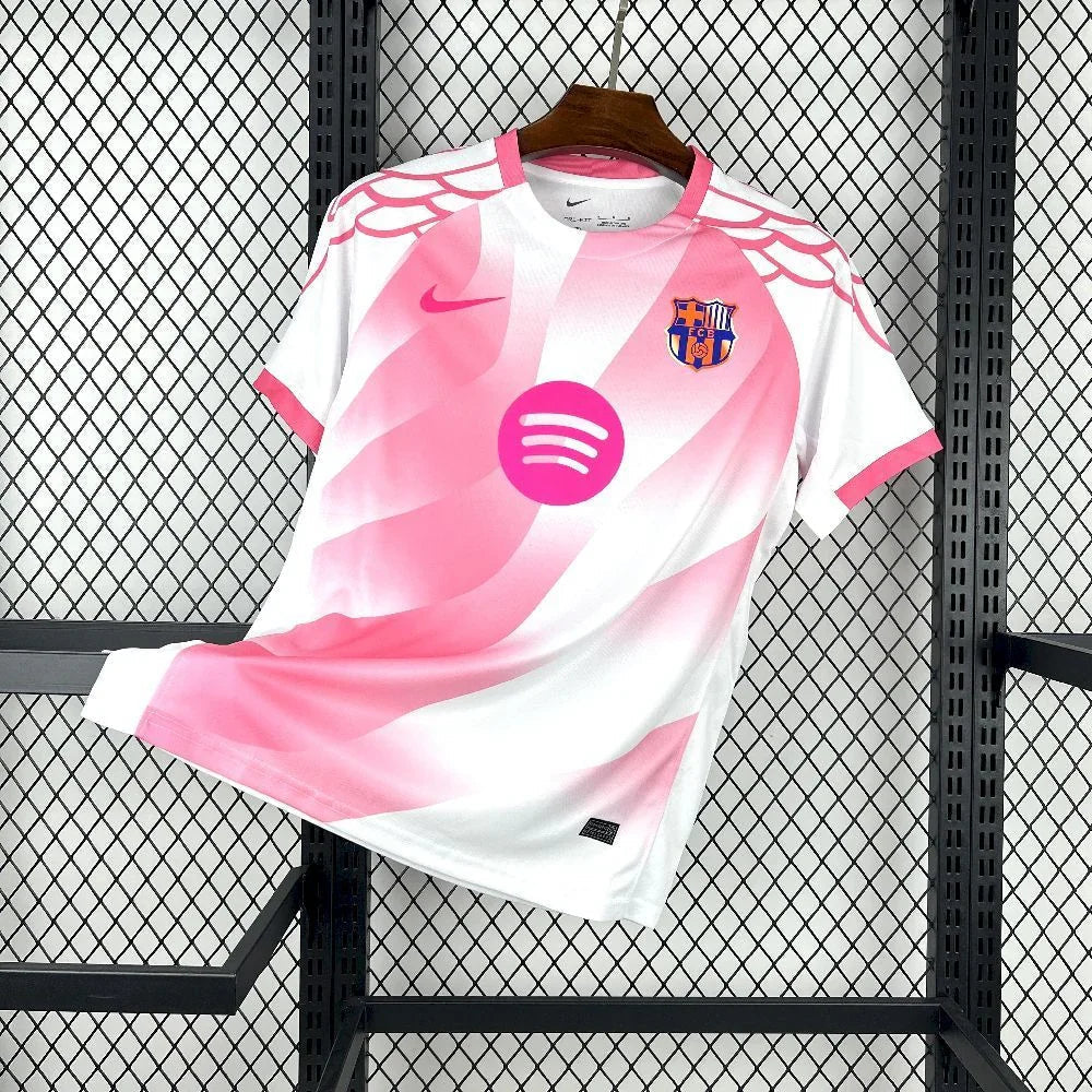 Maillot FC Barcelone Concept Rose & Blanc 2025-26 - vue 1