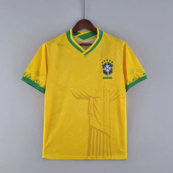 Maillot Brésil saison 2022 édition spéciale jaune - vue 1