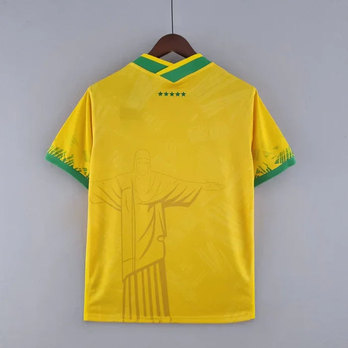 Maillot Brésil saison 2022 édition spéciale jaune - vue 2