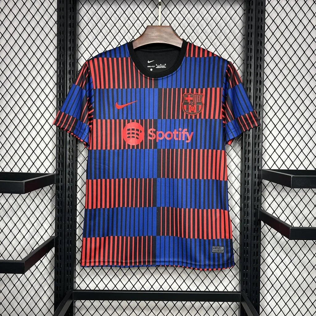 Maillot foot FC Barcelone 2024 2025 entraînement v2 - vue 1