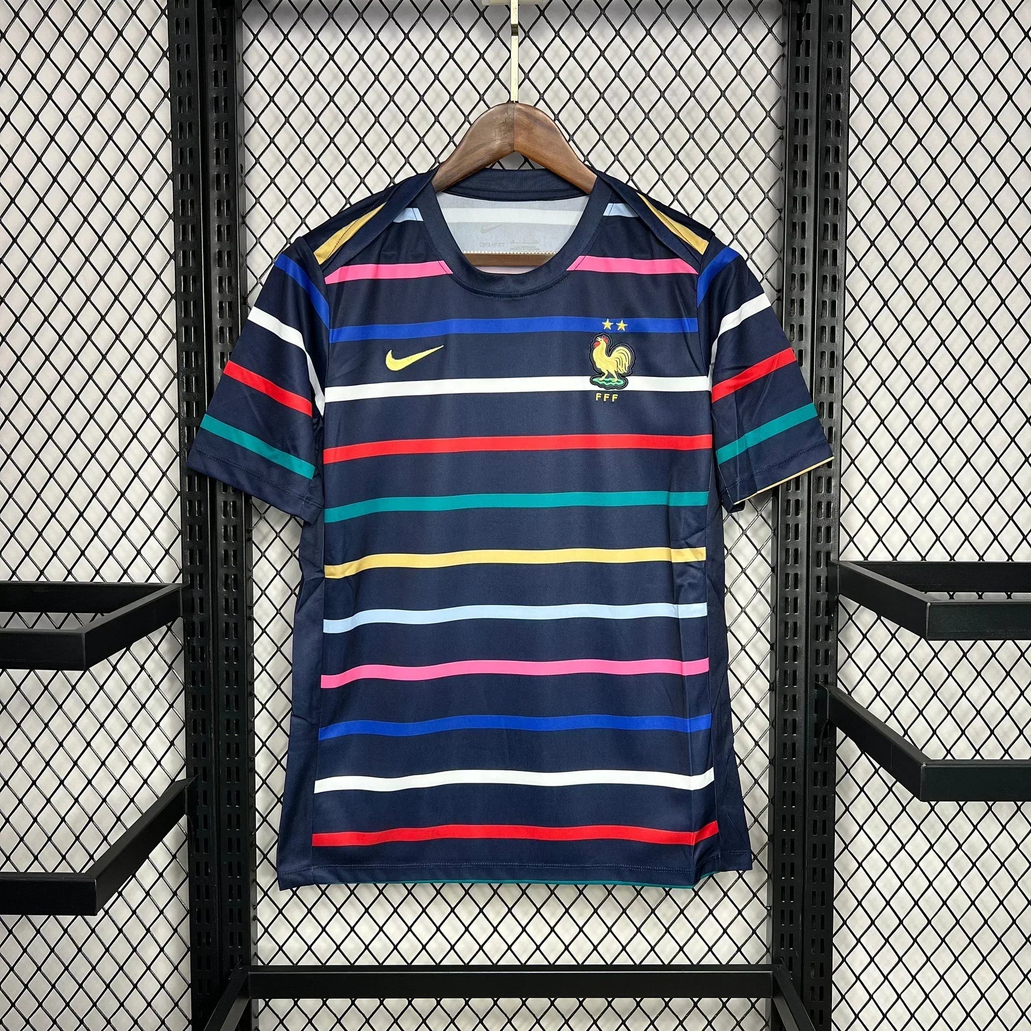 Maillot Équipe de France foot 2024 2025 entraînement - vue 1
