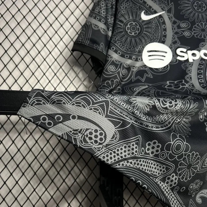 Maillot foot FC Barcelone noir concept 2024 2025 - vue 6