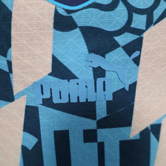 Maillot Manchester City Blue Retro Style Special Edition Shirt 24-25 - vue 4