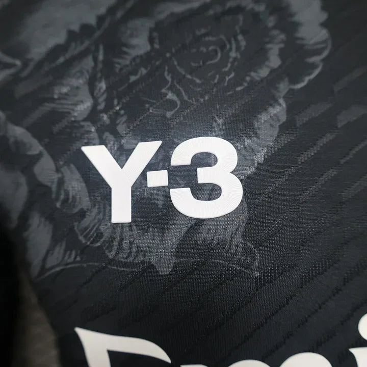Maillot Real Madrid foot Y3 noir 2024 2025 - vue 6