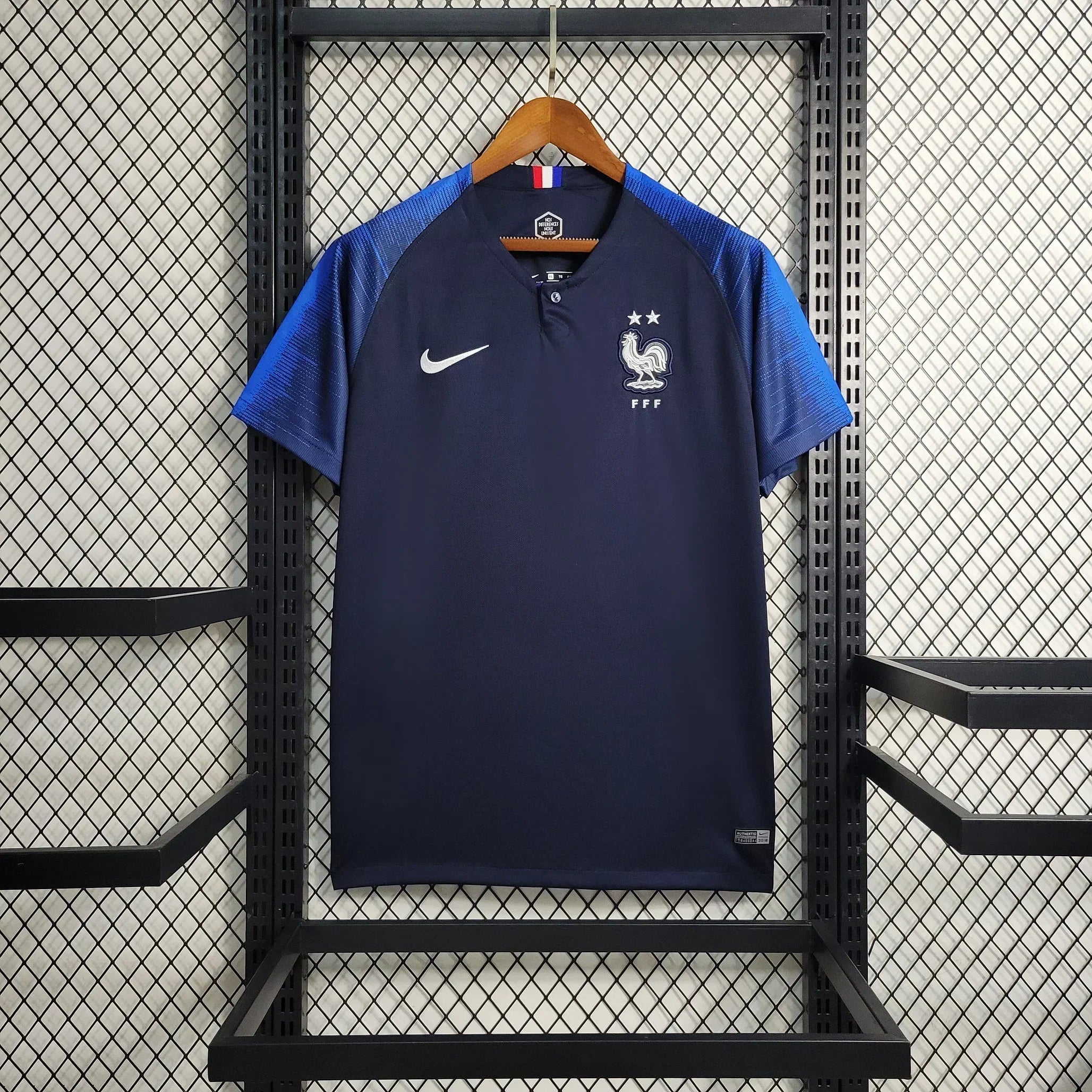 Maillot Équipe de France maillot retro 2018 - vue 1