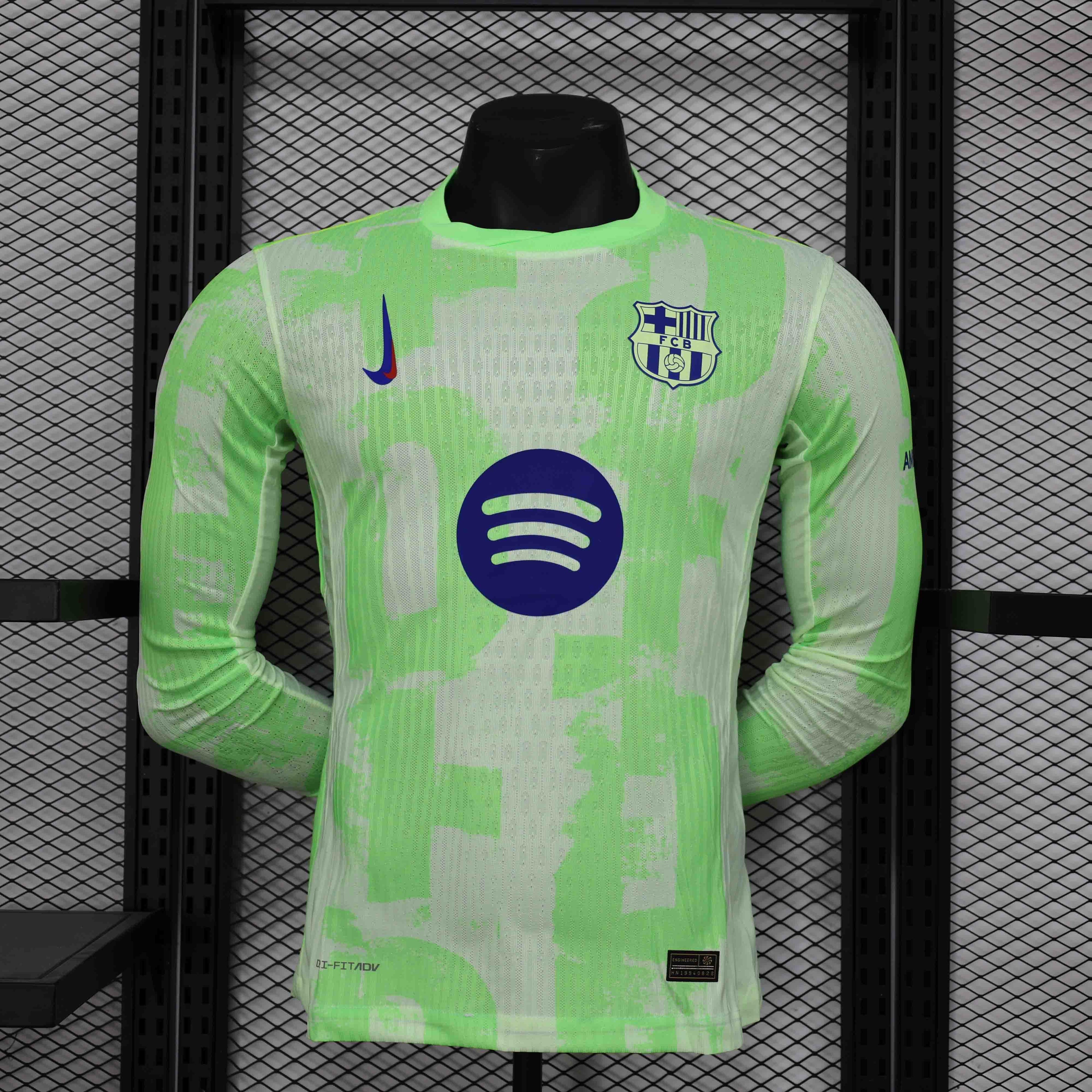 Maillot 24-25 Barcelone Manche Longue v4 - vue 1