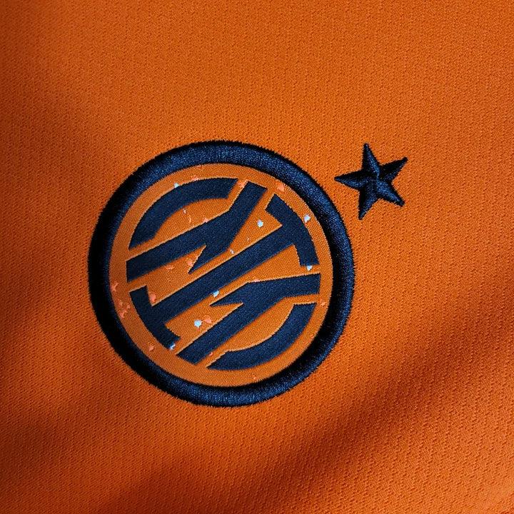 Maillot Inter Milan  Foot Third Orange 2023 2024 - vue 6