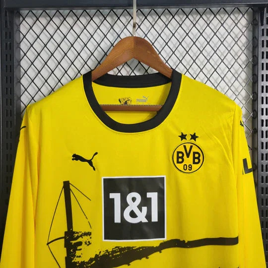 Maillot Dortmund 2023 2024 Manches Longues - vue 2