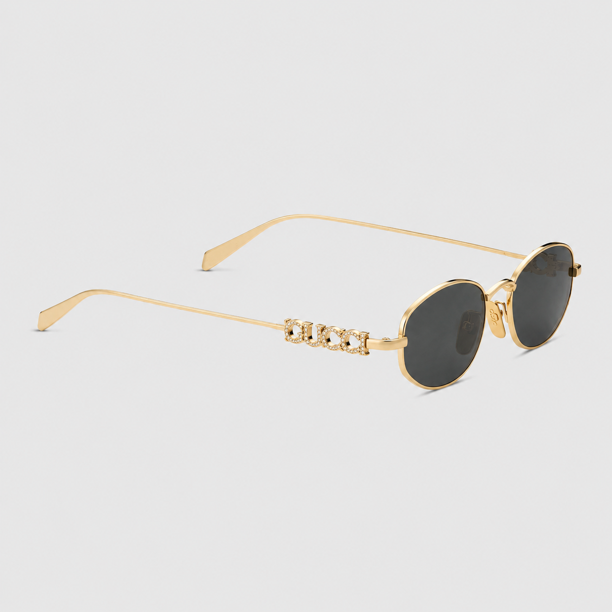 Lunettes de soleil ovales v1 - vue 1