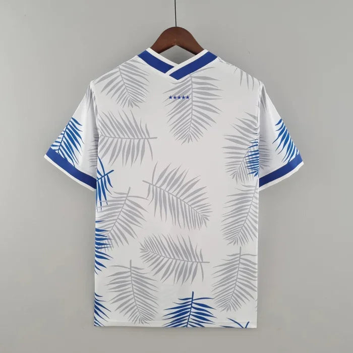 Maillot Brésil saison 2022 édition spéciale blanc et bleu - vue 2