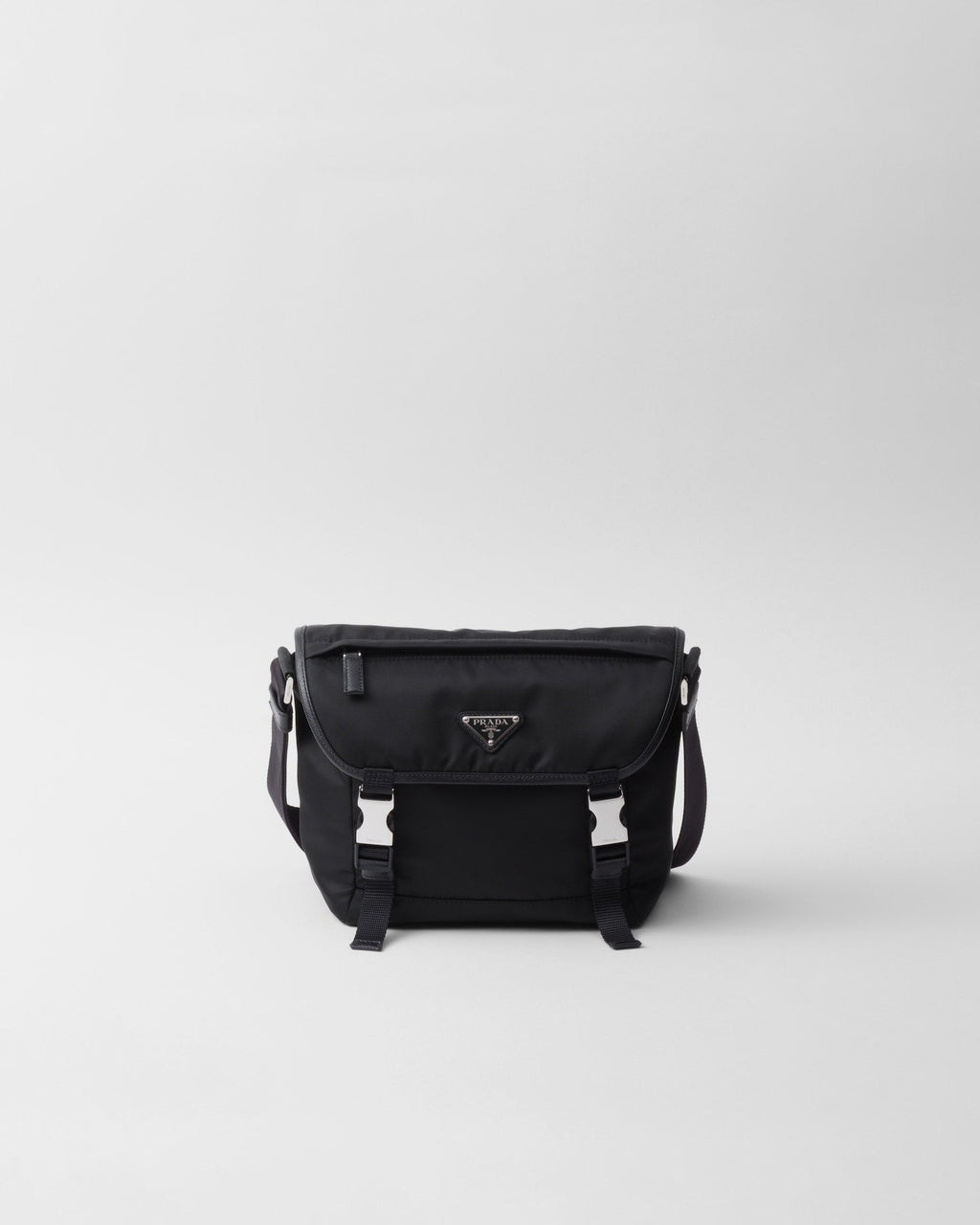 PR-DA2 Sac porté épaule en Re-Nylon et cuir Saffiano v6 - vue 1