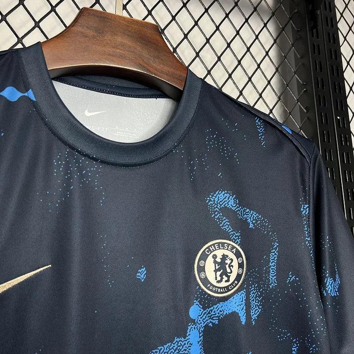 Maillot Chelsea foot 2024 2025 entraînement - vue 3