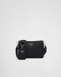PR-DA2 Sac porté épaule en Re-Nylon et cuir Saffiano v12 - vue 1