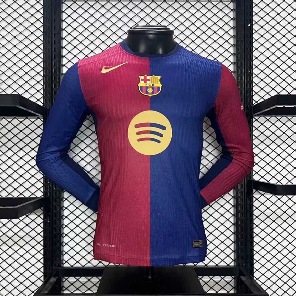 Maillot 24-25 Barcelone Manche Longue v1 - vue 1