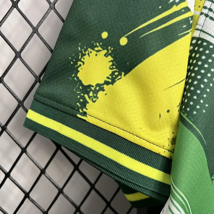 Maillot Brésil Concept Vert Jaune Aigle 2024-25 - vue 6