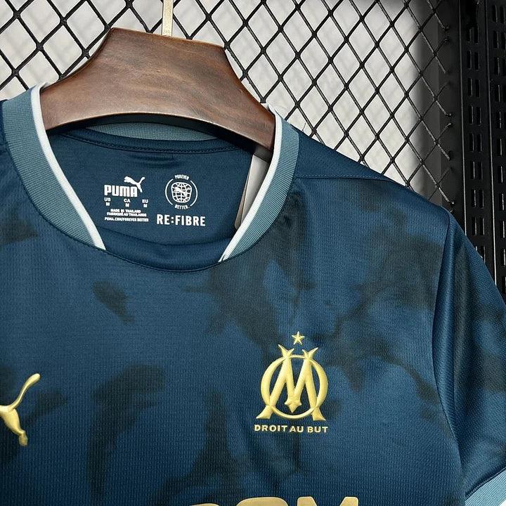 MAILLOT OLYMPIQUE DE MARSEILLE 2024/25 VERSION NORMALE - vue 4