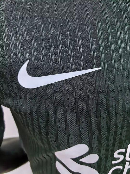 Maillot Liverpool saison 2023-2024 extérieur version player totalement noir - vue 2