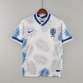 Maillot Brésil saison 2022 édition spéciale blanc et bleu - vue 1