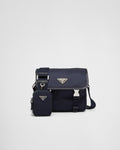 PR-DA2 Sac porté épaule en Re-Nylon et cuir Saffiano v3 - vue 1