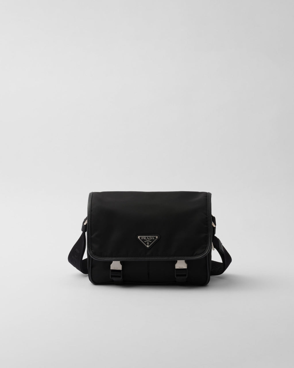 PR-DA2 Sac porté épaule en Re-Nylon et cuir Saffiano v11 - vue 1