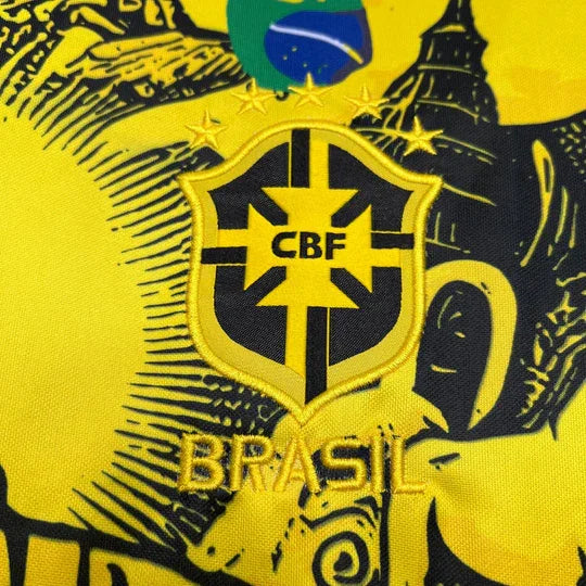 Maillot Brésil Concept 2024 Jaune - vue 5