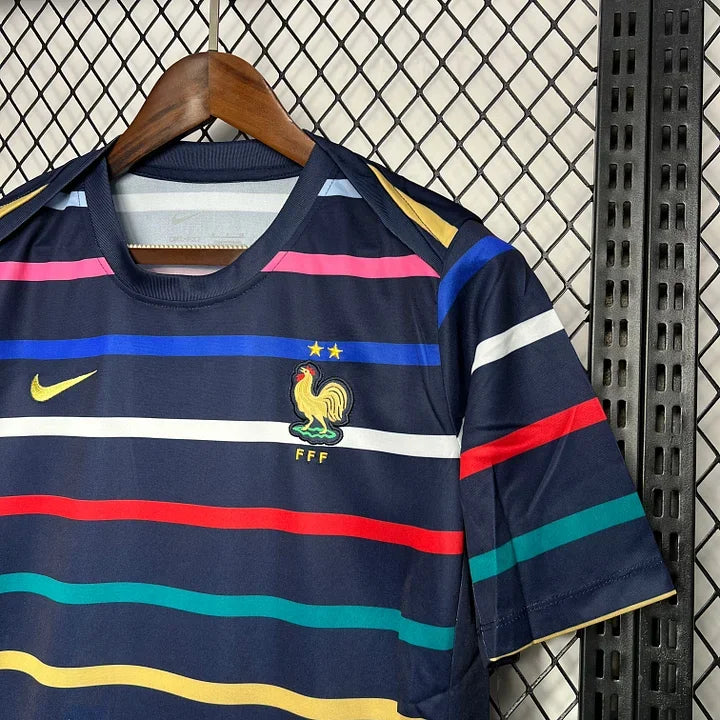 Maillot Équipe de France foot 2024 2025 entraînement - vue 4