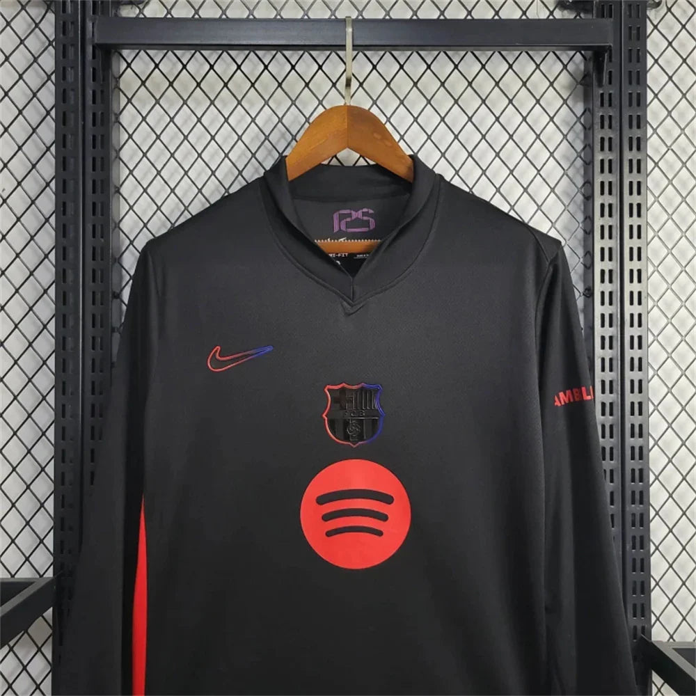 Maillot 24-25 Barcelone Manche Longue v3 - vue 2