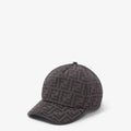 FD Casquette de baseball en tissu jacquard FF noir
