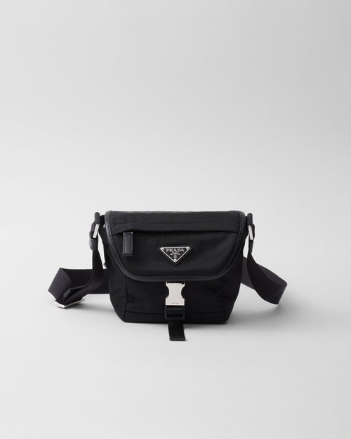 PR-DA2 Sac porté épaule en Re-Nylon et cuir Saffiano v5 - vue 1