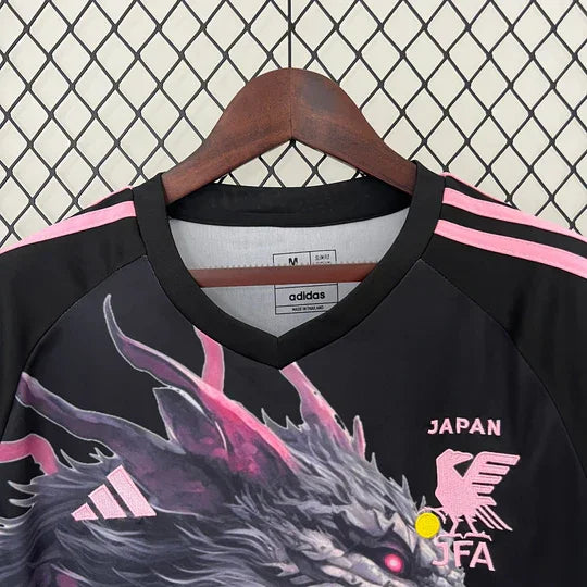 Maillot Japon saison 2023-2024 édition spéciale dragon noir et rose - vue 2