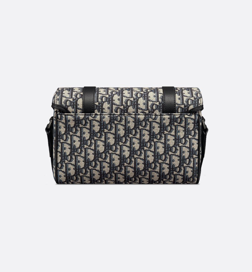DR2 Sac Messenger à rabat DR2 Hit The Road Noir et Beige - vue 2
