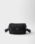 PR-DA2 Sac de taille moyenne porté épaule en Re-Nylon et cuir Saffiano v2 - vue 1