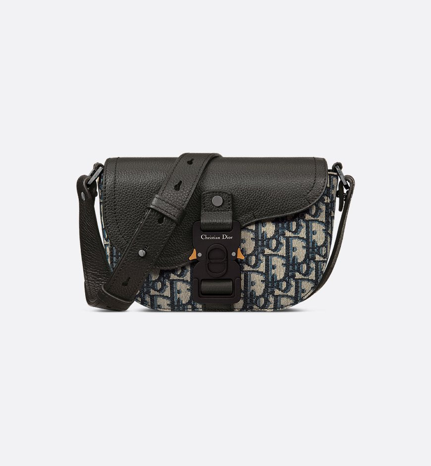 DR2 Mini sac Messenger à rabat Saddle Noir et Beige - vue 1