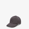 FD Casquette de baseball en tissu jacquard FF gris