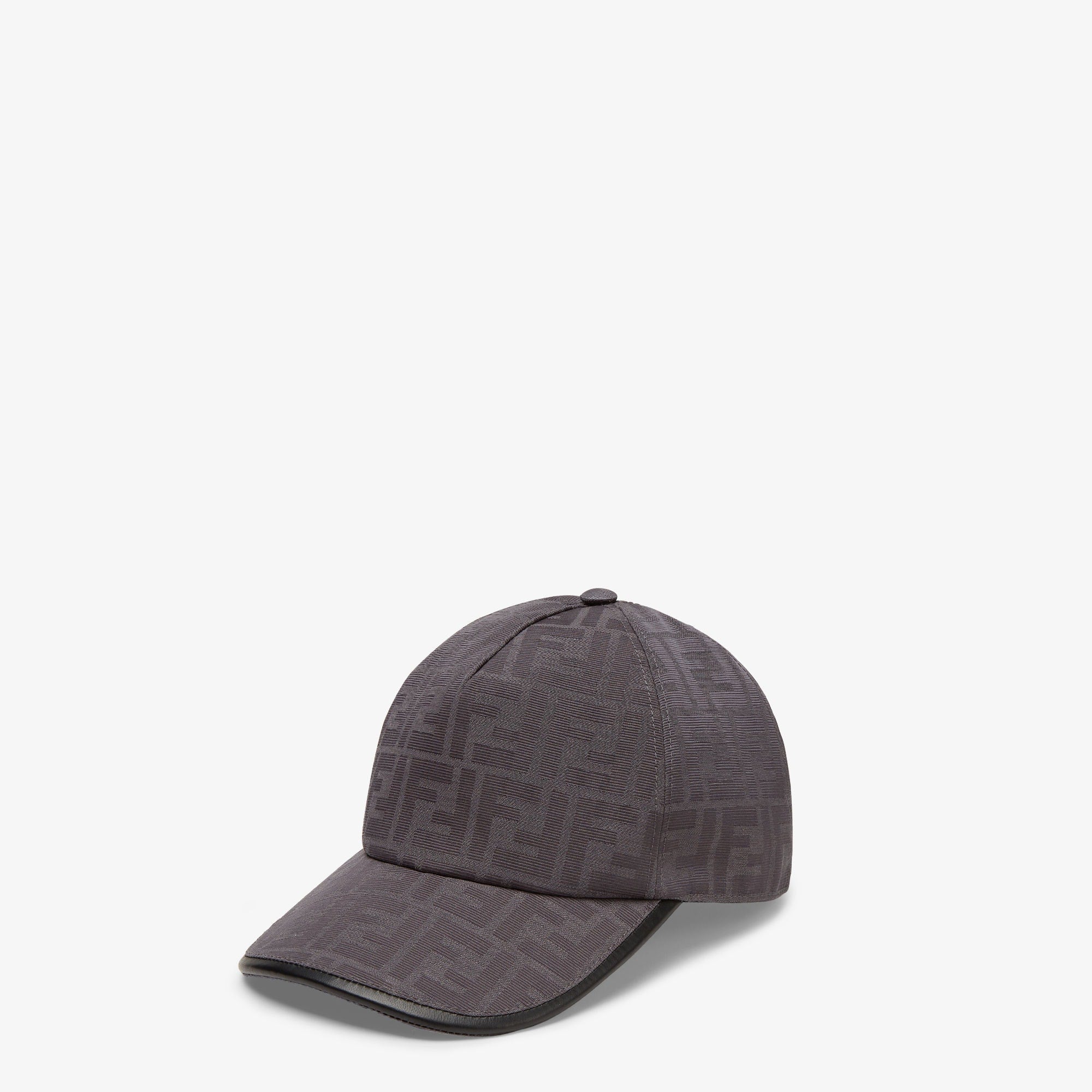 FD Casquette de baseball en tissu jacquard FF gris