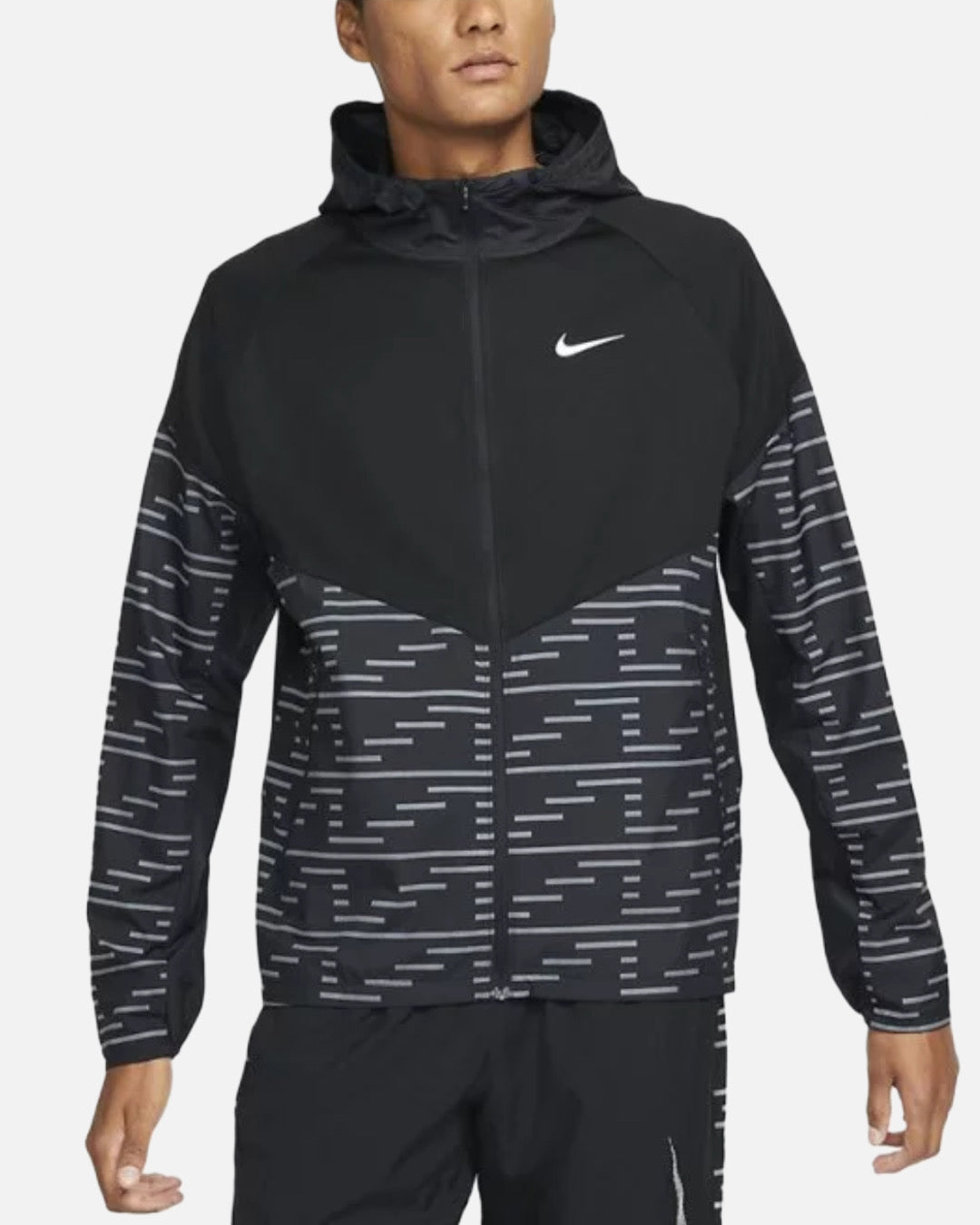 Veste NK RUNNING running - noir/gris - vue 1