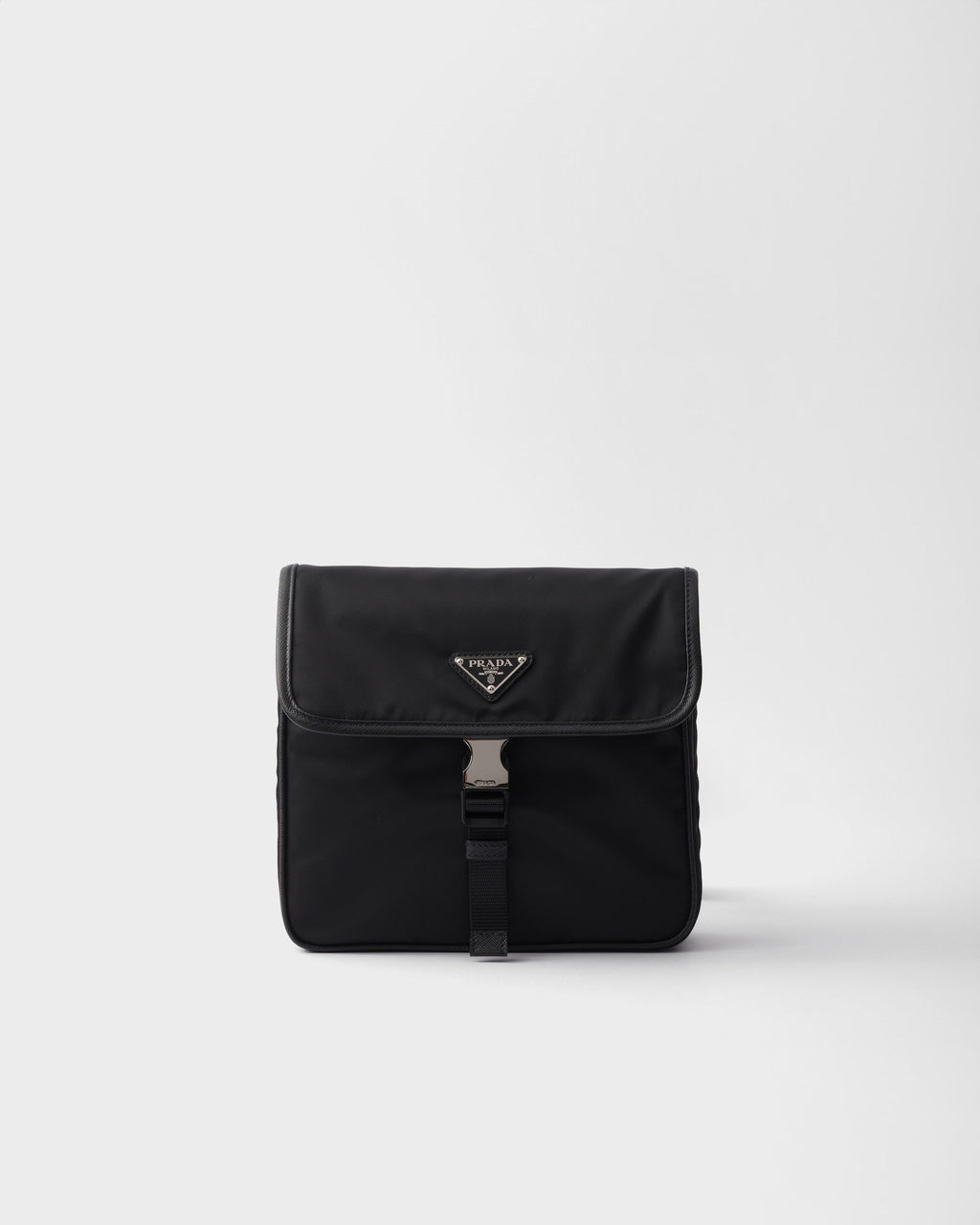 PR-DA2 Sac porté épaule en Re-Nylon et cuir Saffiano v10 - vue 1