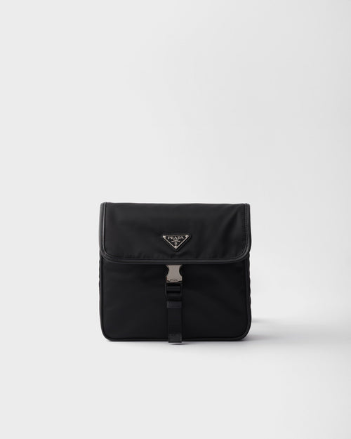 PR-DA2 Sac porté épaule en Re-Nylon et cuir Saffiano v10 - vue 1
